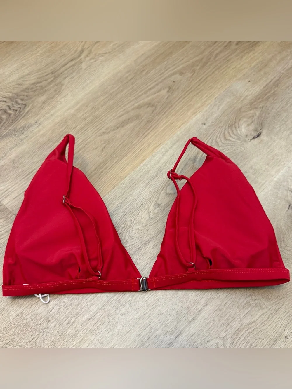 NWT Cupshe Red and Stripe Bikini Set